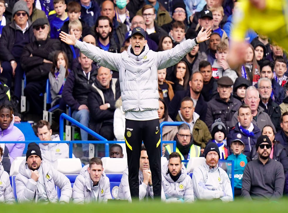 Chelsea manager Thomas Tuchel could not believe his eyes (Adam Davy / PA)