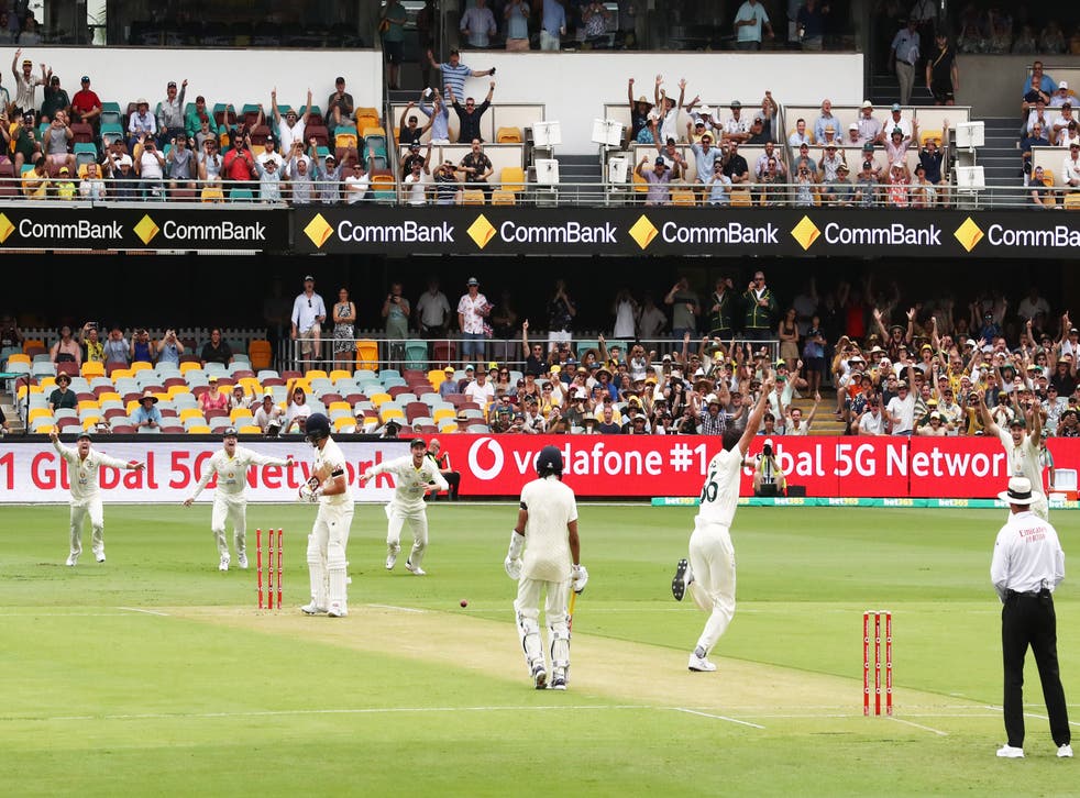 Rory Burns was memorably bowled by Mitchell Starc with the first ball of the Ashes (Jason O’Brien/PA)