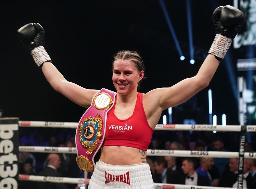 <p>Marshall handed Hermans the first stoppage defeat of her career (Owen Humphreys/PA)</p>