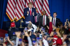 Trump repeats false claim that he won nonexistent Michigan ‘Man of the Year’ award