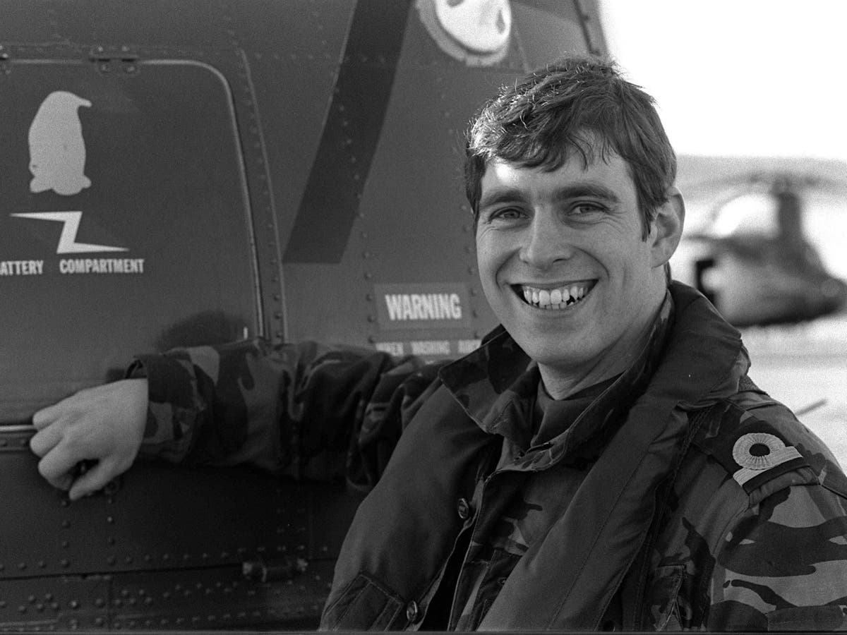 Prince Andrew says he returned from Falklands War ‘a changed man’ in deleted post