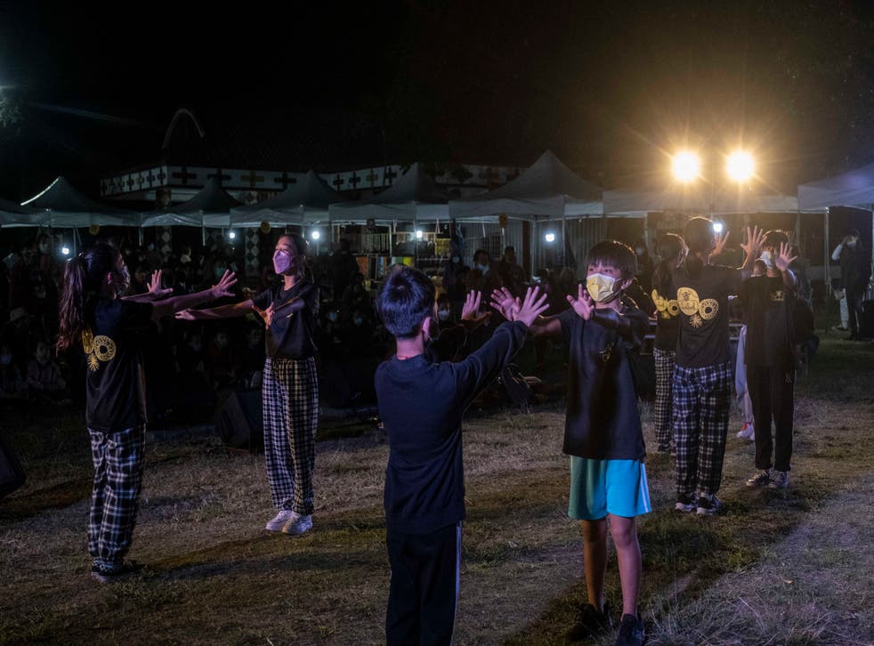 <p>A Lunar New Year party at a tribe in Taitung</p>