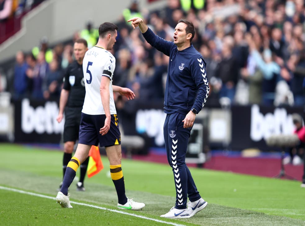 <p>Michael Keane was sent off in Everton’s weekend loss at West Ham</bl>