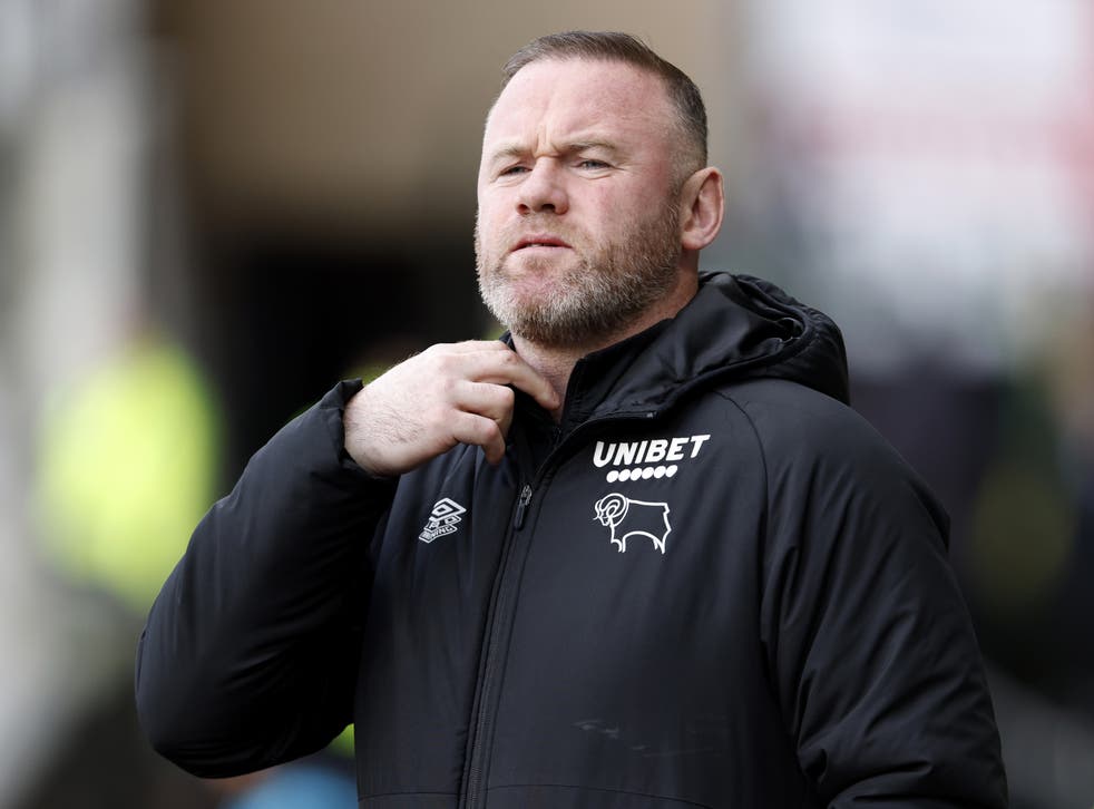 Derby County manager Wayne Rooney (Richard Sellers/PA)