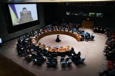 Russia guilty of worst war crimes since World War II, Zelensky tells UN