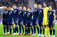 Scotland’s Kieran Tierney and Nathan Patterson possible doubts for play-off semi