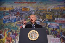 ‘Amazon, here we come’: Biden promotes union push in remarks to trade union conference