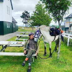 Horseman rides 2,000 miles across Europe to raise money for refugees