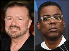 Ricky Gervais mocks claim alopecia is a ‘disability’ over Chris Rock’s ‘GI Jane’ joke