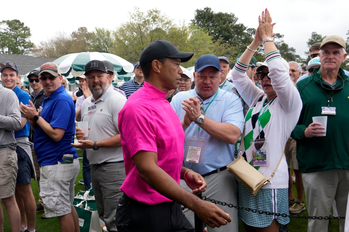 Tiger's back: Woods tees off at Masters after terrible wreck