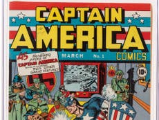 First ever Captain America comic book sells for £2.4m at auction