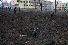 Doctors, crater disprove Ukraine hospital airstrike misinfo