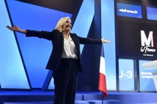 French election race wide open as far-right Le Pen closes in on Macron after softening her image