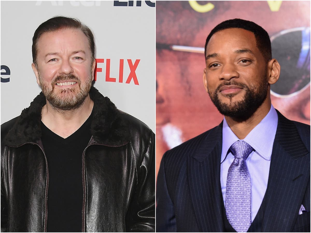 Ricky Gervais responds to Will Smith’s 10 year Oscars ban