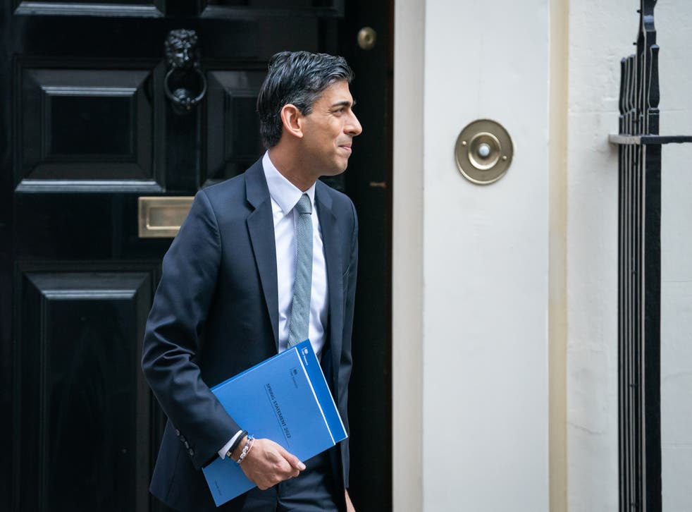 Rishi Sunak’s approval ratings have taken another hit (Aaron Chown/PA)
