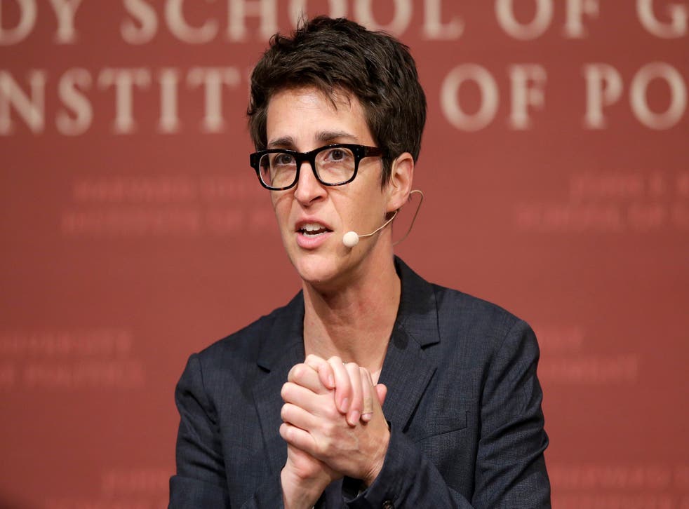 <p>Rachel Maddow says she tried to learn from her rival’s ‘pitching technique’ </p>