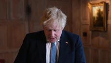 Partygate: Boris Johnson claims ‘it did not occur’ to him that he was breaking rules