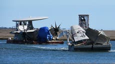 Divers recover Navy plane that crashed off Virginia coast
