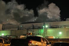 California food plant fire prompts evacuation of thousands