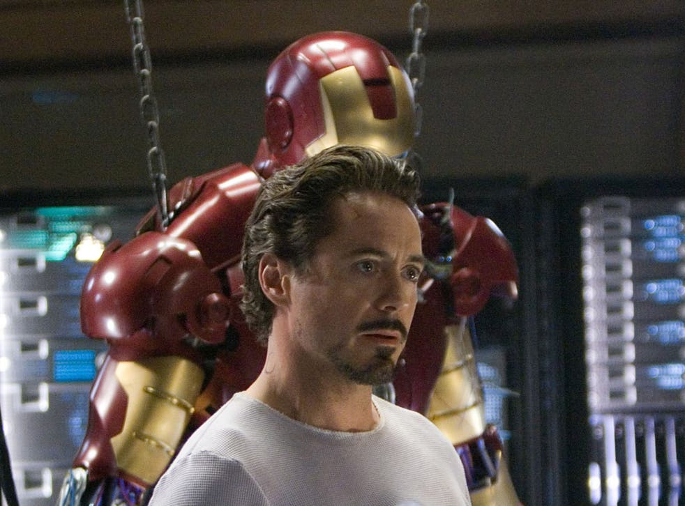 <p>Robert Downey Jr right back where it all began, in ‘Iron Man’ </磷>