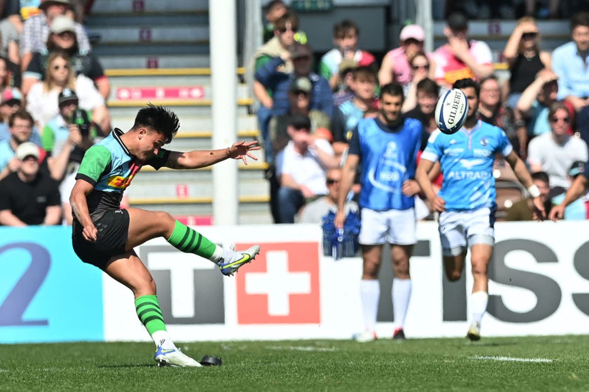 Marcus Smith misses key conversion as Harlequins Champions Cup comeback falls short