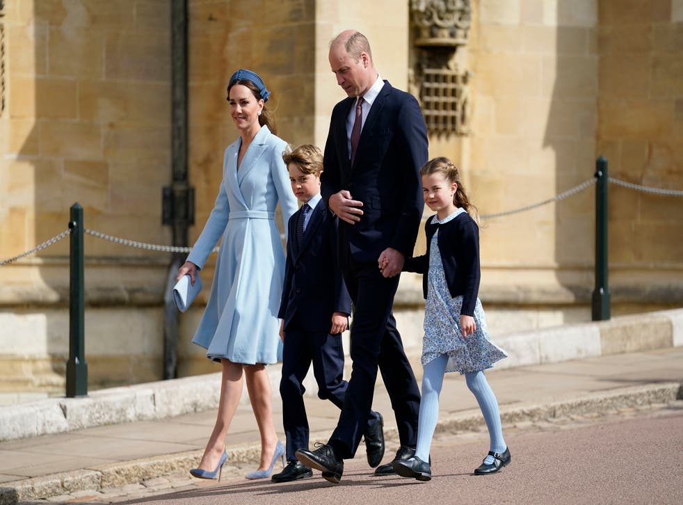 <p>They arrived with Prince William and Prince George</p>