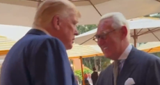 Trump and Roger Stone reunite at Mar-a-Lago as he tells former president Gov. DeSantis is ‘a piece of s***’