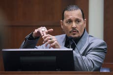 Depp cringes as he describes seeing photo of faeces after fight with Amber Heard