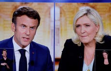 Macron and Le Pen appeal to their base in TV election debate