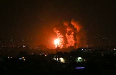 Israel carries out airstrikes on Gaza as tensions escalate 