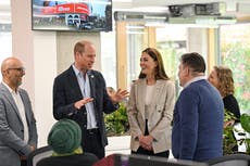 William and Kate pledge second Ukraine donation as they meet aid workers