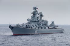 Russian ship ‘on fire’ near Snake Island after missile strike - leef