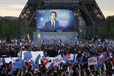 Macron pledges to unite France after victory over Le Pen