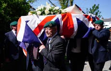 Hundreds line streets for funeral of D-Day veteran Harry Billinge