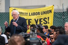 Bernie Sanders tells Biden to end federal contracts with ‘anti-union’ companies like Amazon