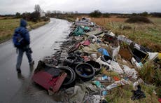 Government losing battle against crime gangs behind fly tipping – report