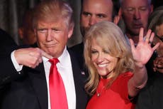 Trump accuses former close ally Kellyanne Conway of ‘destroying’ her husband George