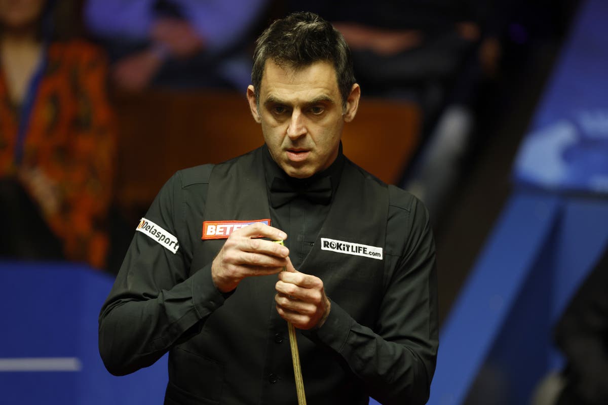 Ronnie O’Sullivan closes in on eighth world final at the Crucible