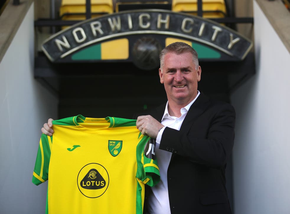 Former Aston Villa boss Dean Smith was all smiles when he took on the Carrow Road job, but could not keep the club in the Premier League (Simon Marper/PA)