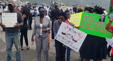 Protests in BVI over plan for UK to impose direct rule on territory