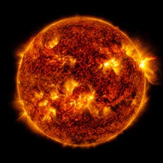 Nasa captures image of fourth strong solar flare of the year