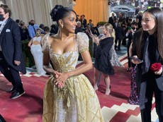 Met Gala reporter wins praise for outdoing celebrities with her outfit