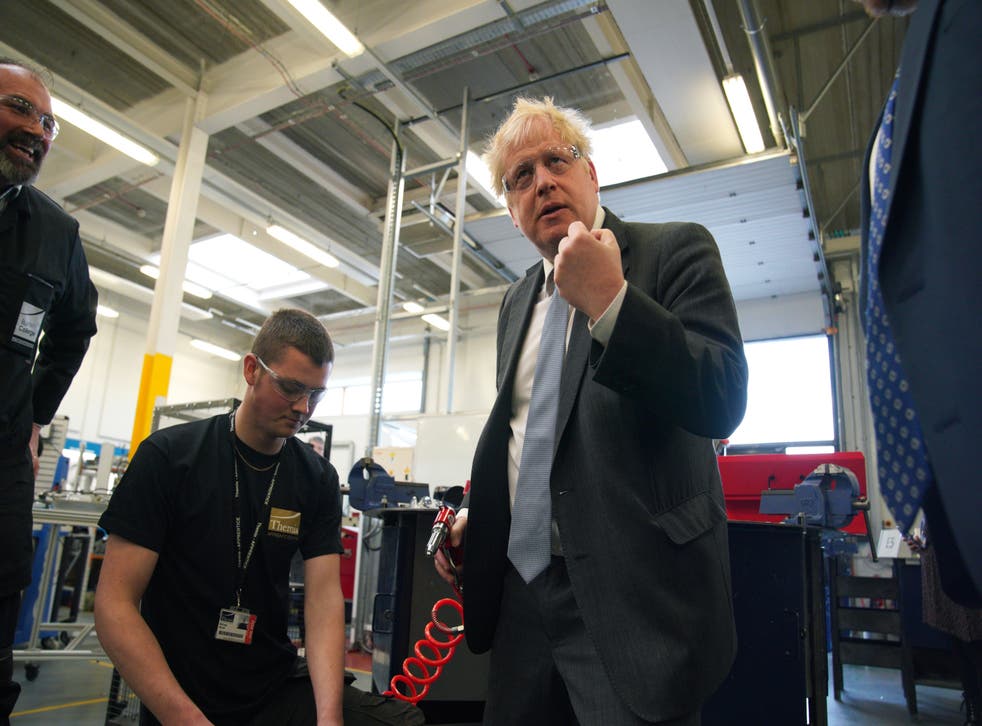 <p>Boris Johnson appeared to mix up Teeside and Tyneside in a tweet </s>