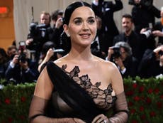 Katy Perry suffered wardrobe malfunction with her shoes at Met Gala 