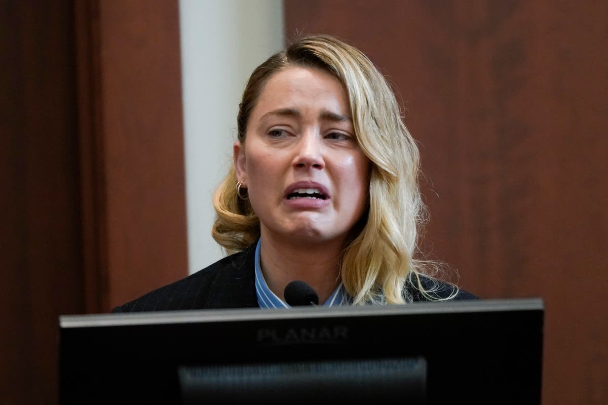 Amber Heard tearfully describes alleged violent incidents involving Johnny Depp