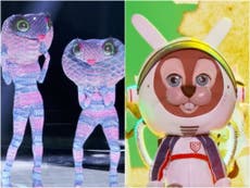 Space Bunny and Queen Cobra identified as they’re eliminated on Masked Singer