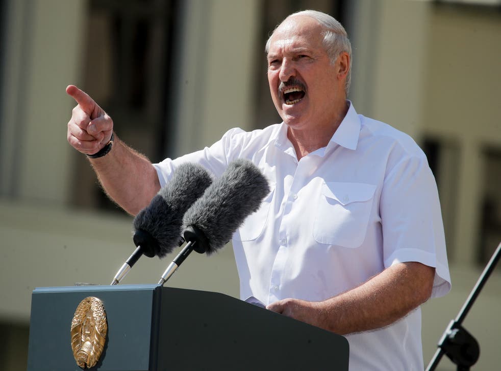 <p>Vladimir Putin’s ally Alexander Lukashenko </s>