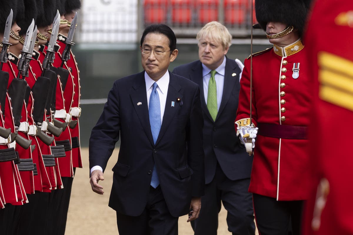 UK and Japan agree defence deal as Johnson warns of ‘autocratic powers’ threat
