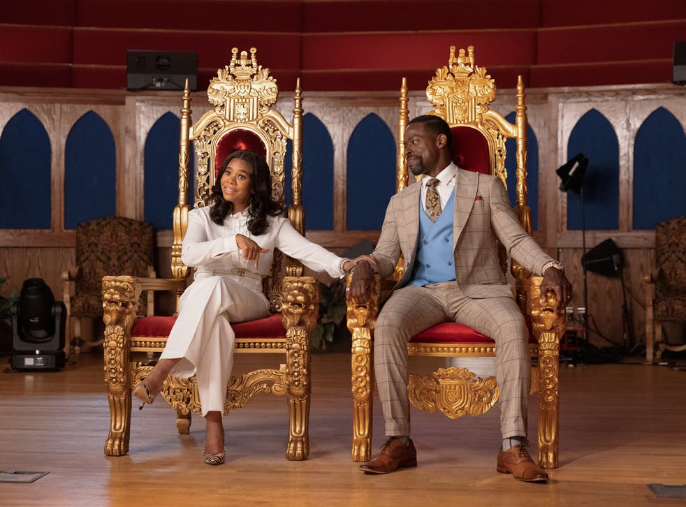 <p>Regina Hall and Sterling K Brown in ‘Honk for Jesus. Save Your Soul.'</p>