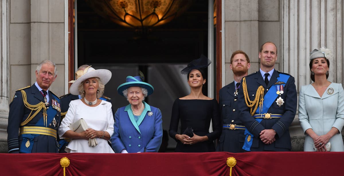 Harry and Meghan back for Jubilee but Queen omits them from balcony at Trooping